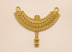 Micro Gold Plated Mangalsutra Pendant Locket