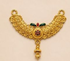 1 Gram Gold Mini Locket Pendant for Women – Minimal Ethnic Daily Wear Jewellery