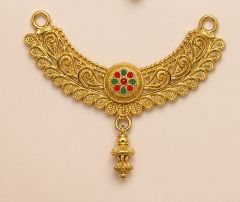 Micro Gold Plated Mangalsutra Pendant Locket