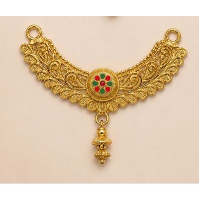 Micro Gold Plated Mangalsutra Pendant Locket